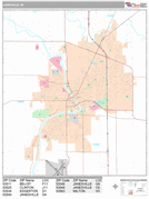 Janesville Digital Map Premium Style