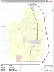 Kokomo Digital Map Premium Style