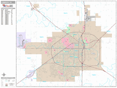 Lubbock Digital Map Premium Style