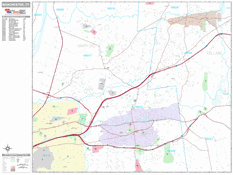 Manchester Digital Map Premium Style