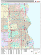Milwaukee Digital Map Premium Style
