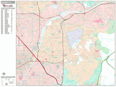 Orange Digital Map Premium Style