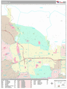 Pasadena Digital Map Premium Style