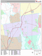 Pawtucket Digital Map Premium Style