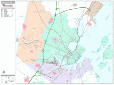 Portland Digital Map Premium Style