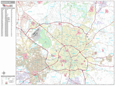 Raleigh Digital Map Premium Style