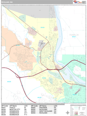 Richland Digital Map Premium Style