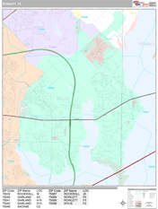 Rowlett Digital Map Premium Style