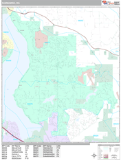 Sammamish Digital Map Premium Style