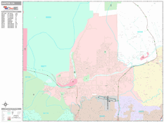 Santee Digital Map Premium Style