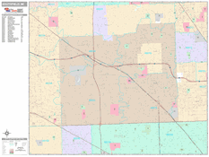 Southfield Digital Map Premium Style