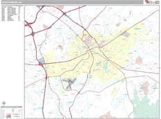 Spartanburg Digital Map Premium Style