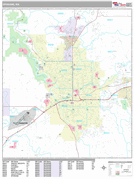 Spokane Digital Map Premium Style