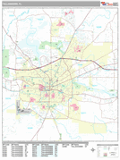 Tallahassee Digital Map Premium Style