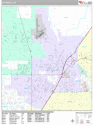 Victorville Digital Map Premium Style