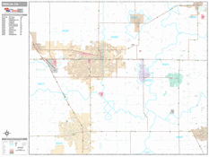 Visalia Digital Map Premium Style