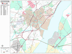 Wilmington Digital Map Premium Style