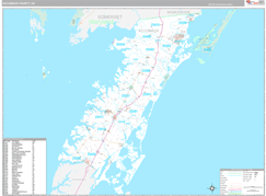 Accomack County, VA Digital Map Premium Style