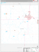 Adams County, NE Digital Map Premium Style