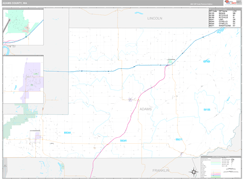 Adams County, WA Digital Map Premium Style