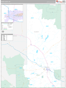 Albany County, WY Digital Map Premium Style