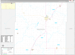 Anderson County, KS Digital Map Premium Style