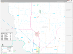 Andrew County, MO Digital Map Premium Style