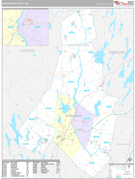 Androscoggin County, ME Digital Map Premium Style