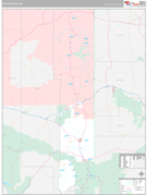 Apache County, AZ Digital Map Premium Style