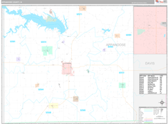 Appanoose County, IA Digital Map Premium Style