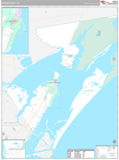 Aransas County, TX Digital Map Premium Style