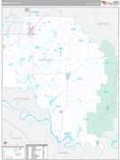 Arkansas County, AR Digital Map Premium Style