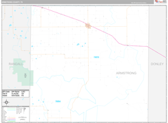 Armstrong County, TX Digital Map Premium Style