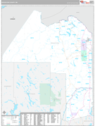 Aroostook County, ME Digital Map Premium Style