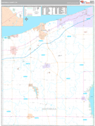 Ashtabula County, OH Digital Map Premium Style