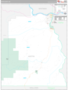 Asotin County, WA Digital Map Premium Style
