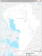 Assumption Parish (County), LA Digital Map Premium Style