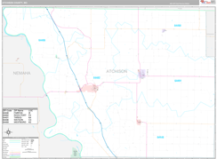 Atchison County, MO Digital Map Premium Style