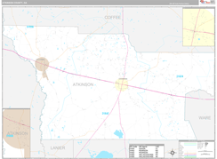 Atkinson County, GA Digital Map Premium Style