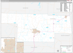 Audrain County, MO Digital Map Premium Style