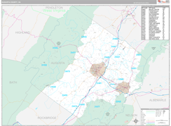 Augusta County, VA Digital Map Premium Style