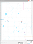 Aurora County, SD Digital Map Premium Style