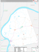 Ballard County, KY Digital Map Premium Style