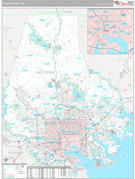 Baltimore County, MD Digital Map Premium Style