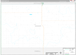 Banner County, NE Digital Map Premium Style