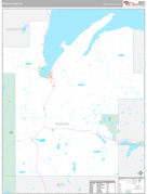 Baraga County, MI Digital Map Premium Style