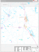 Barron County, WI Digital Map Premium Style