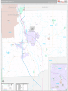 Bartholomew County, IN Digital Map Premium Style