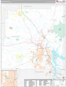 Bartow County, GA Digital Map Premium Style