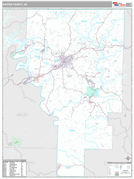 Baxter County, AR Digital Map Premium Style